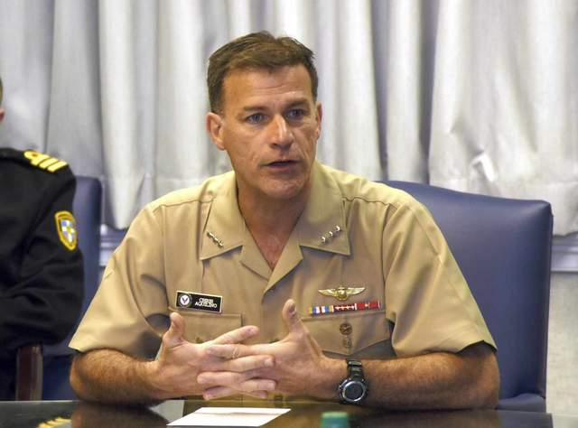 阿基里诺此前曾担任美国第五舰队司令 图源：美军