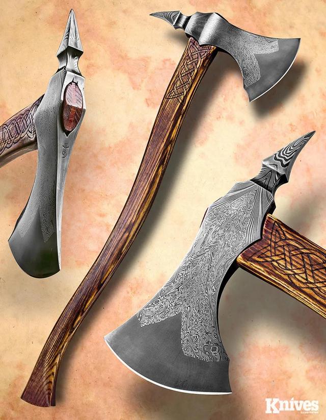 5把艺术斧子——只为欣赏不砍柴|大马士革|参数|斧头_新浪新闻