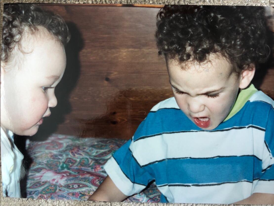 汤爹:2岁的克雷因为弟弟不传球怒吼他|克雷-汤普森|特雷西|迈克尔