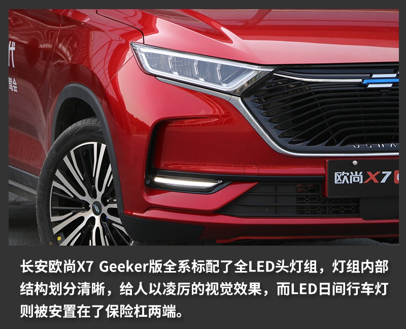 搭载“刷脸”技术的长安欧尚X7 Geeker版