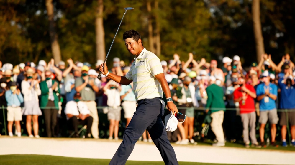 创亚洲高尔夫历史日本球手松山英树美国大师赛夺冠