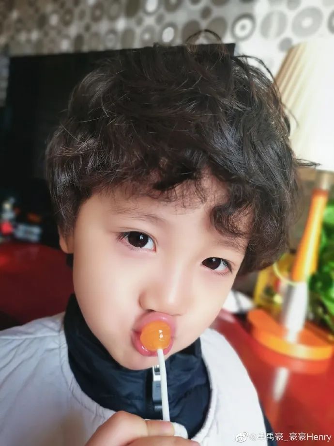 小家伙名叫单禹豪,今年6岁了,生活照长这样.