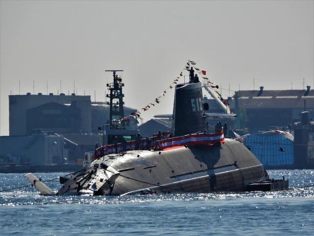 图为苍龙级潜艇