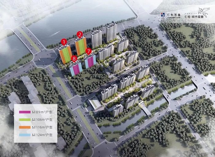 楼栋分布示意图