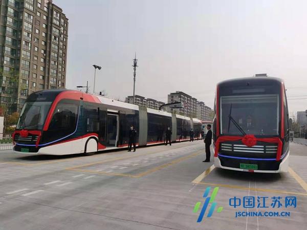 盐城市区srt一号线正式开通试运行