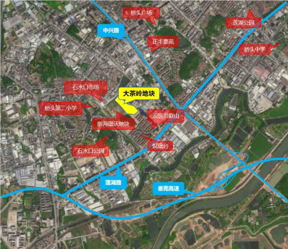 提升城市品质!桥头推出近5万平方米的大茶岭地块