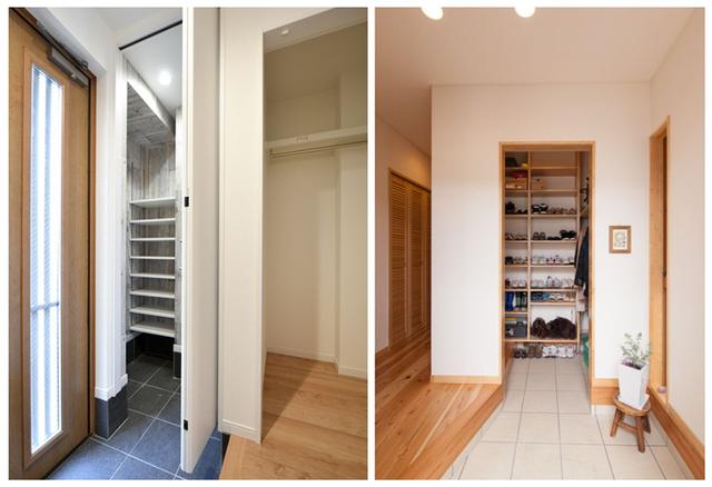 日本人玄关这1㎡储物间,真是实用又美观!哪天给自家也改一个