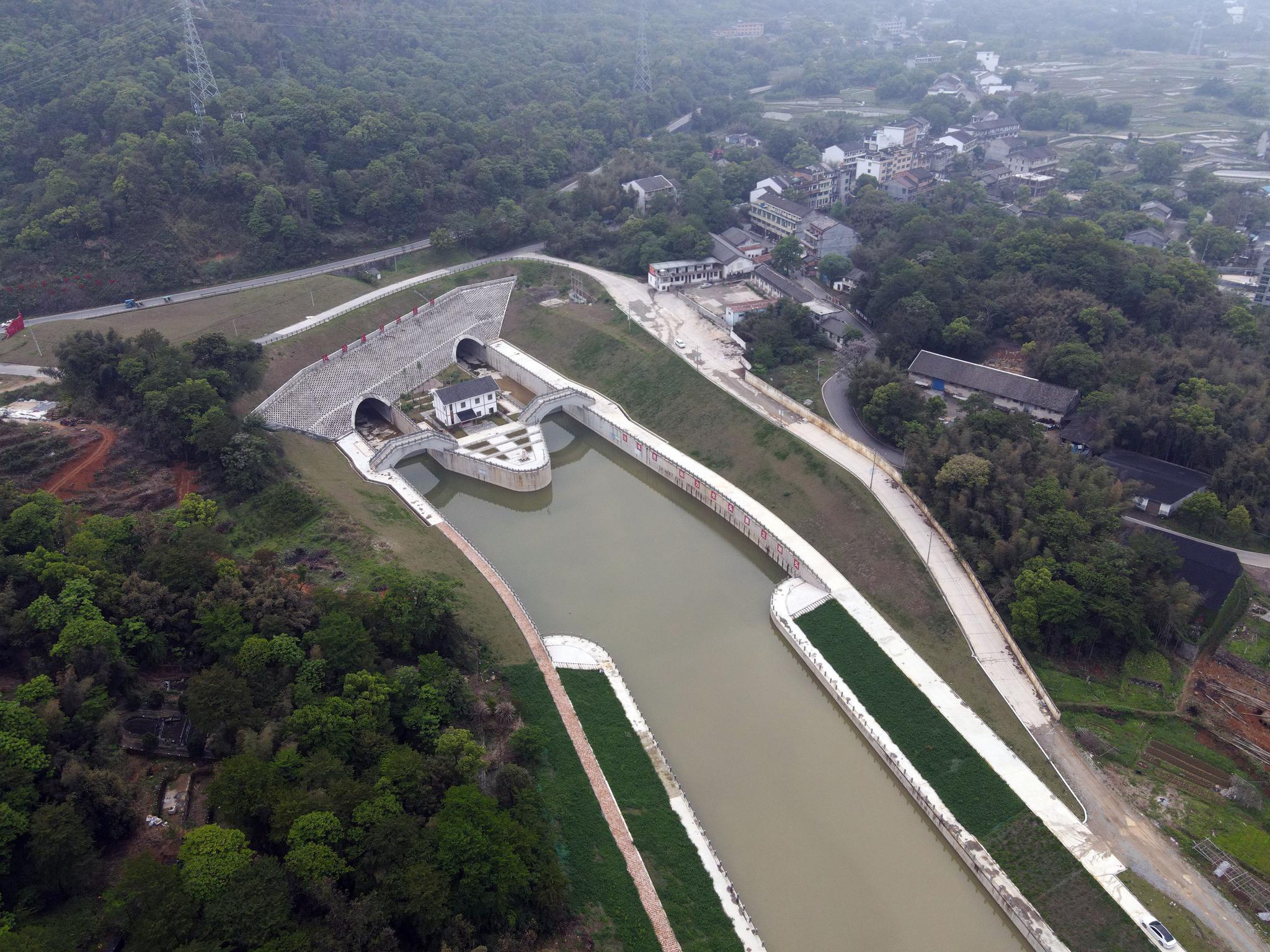 我河我的家乡平阳水头段防洪工程完工