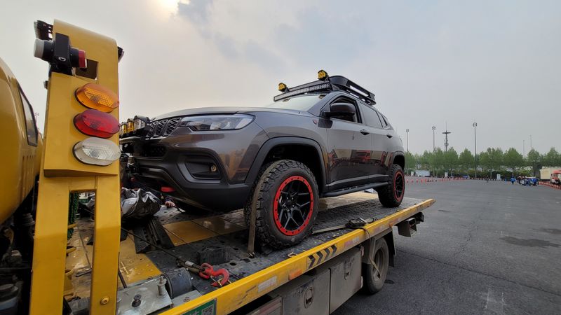 2021上海车展探馆jeep指南者越野改装版