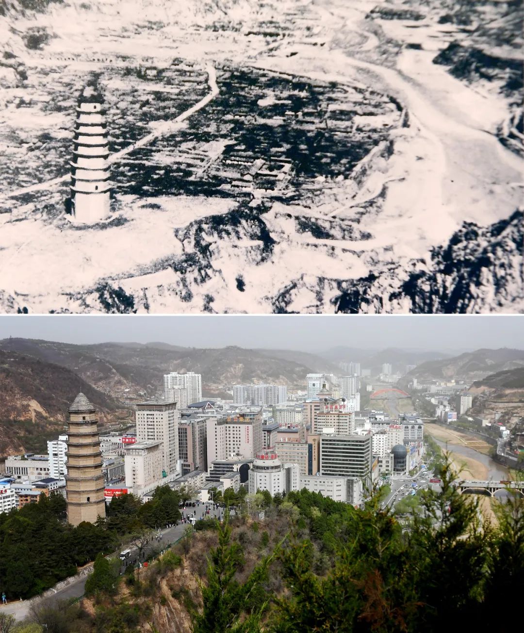 宝塔山"灯塔"永亮|延安市|延安|宝塔山_新浪新闻