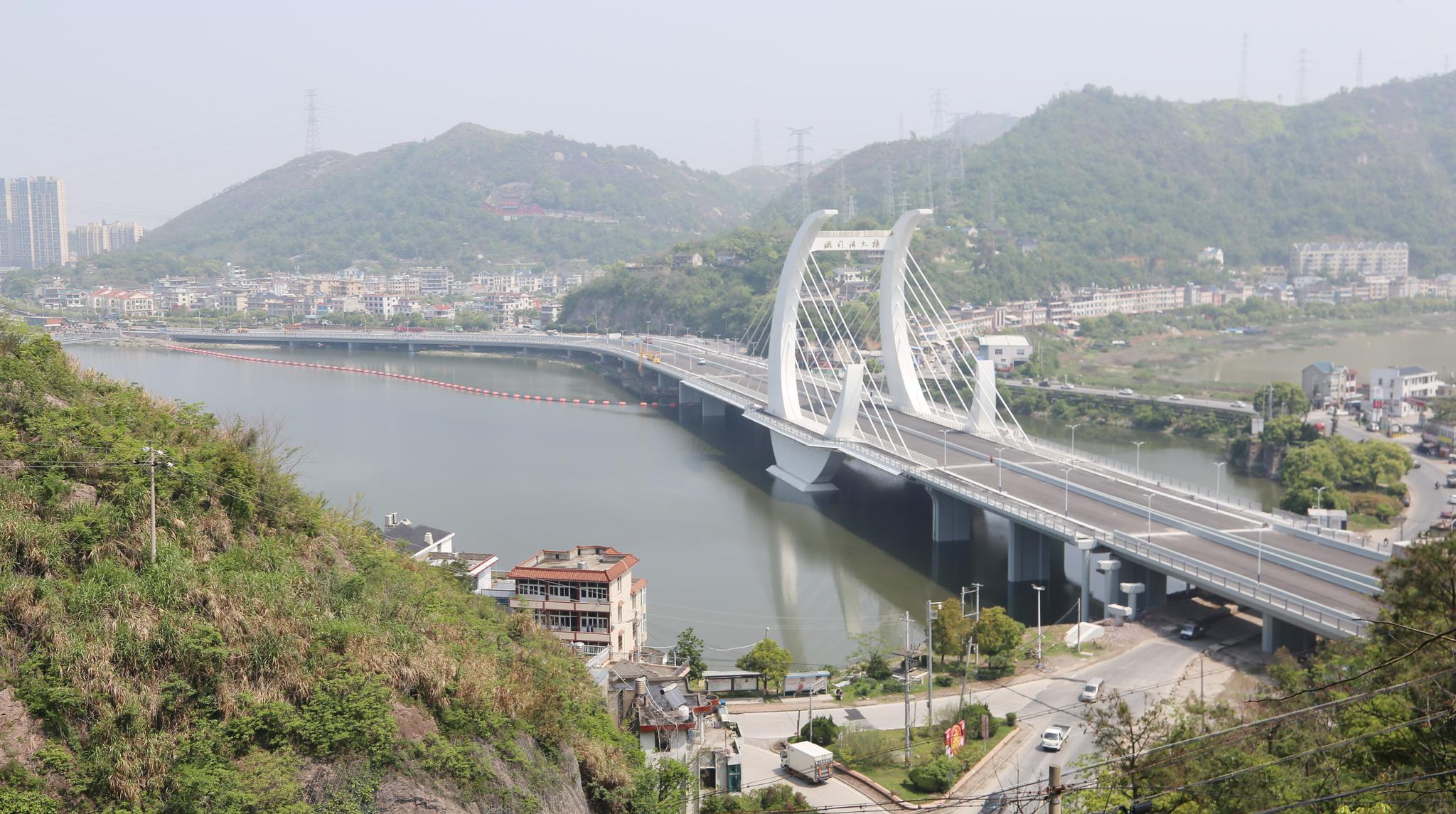 玉环:漩门湾上"升"起月环桥|玉环|环桥|玉环市_新浪新闻