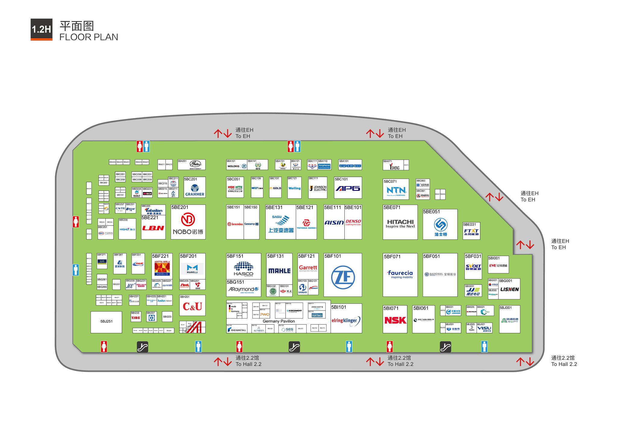 玩转车展不迷路2021年上海车展展位图公布