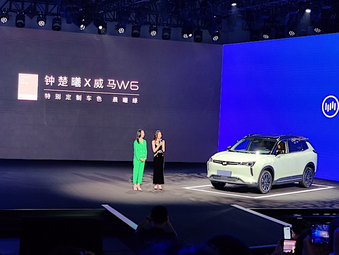 在营销上,董子健和钟楚曦成为继萧敬腾后的第三位威马汽车代言人.