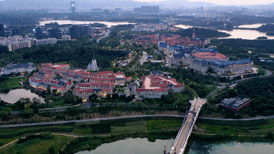 △松山湖华为欧洲小镇引人瞩目