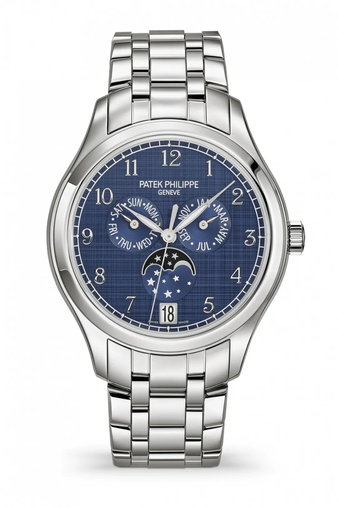 潮流patekphilippe发表全新38mm不锈钢年历表款ref49471a