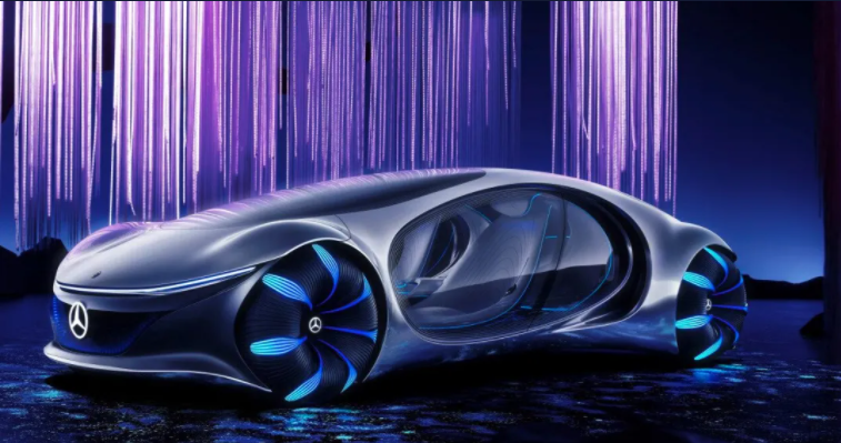 奔驰visionavtr概念车亮相无按钮感应操控车轮可平移