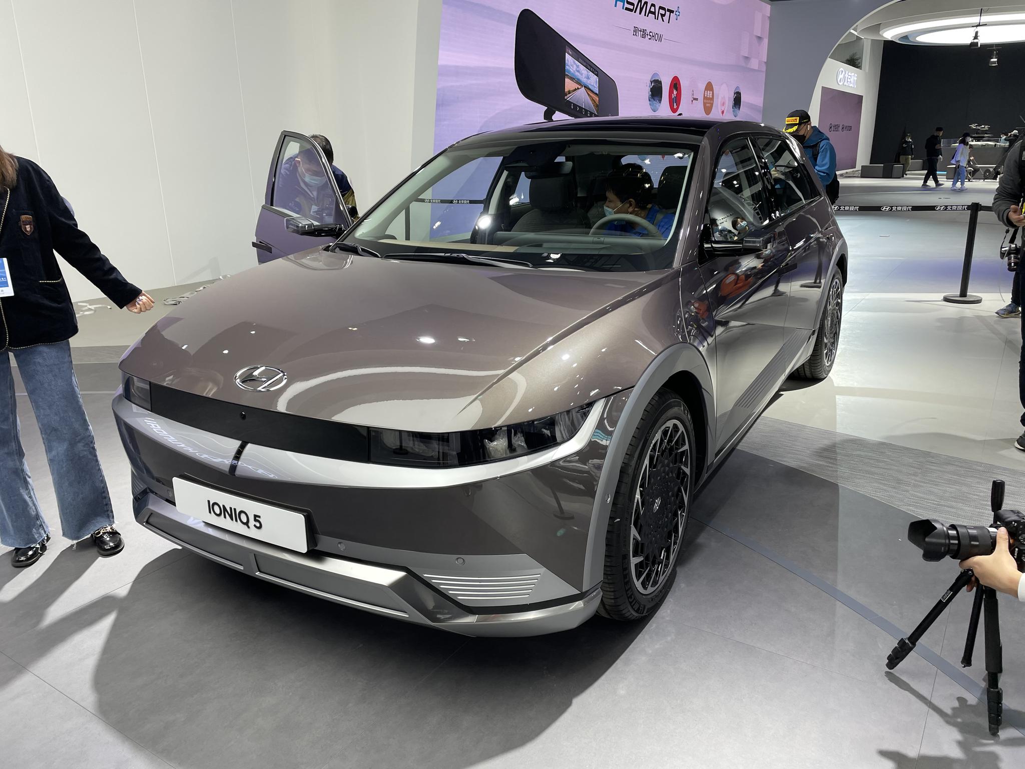 2021上海车展探馆现代ioniq艾尼氪5