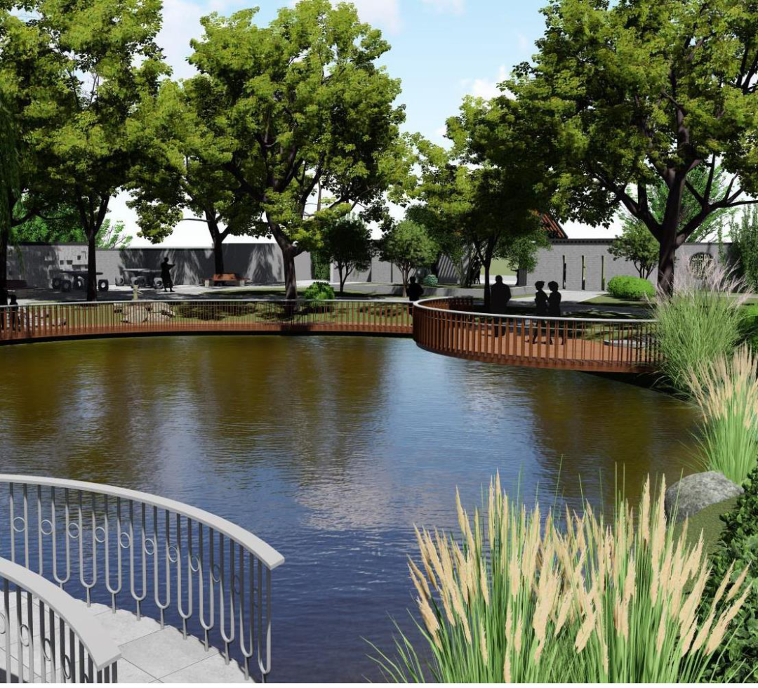 滨水空间效果图