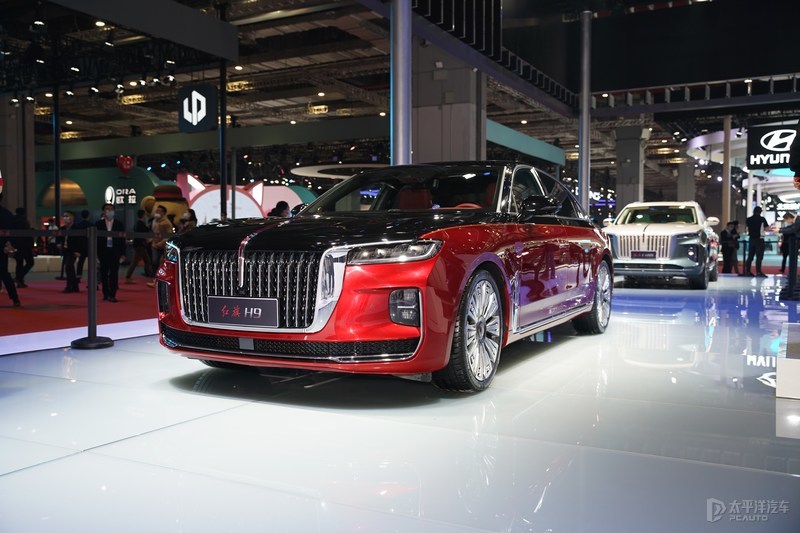 2021上海车展:红旗h9故宫艺术版亮相