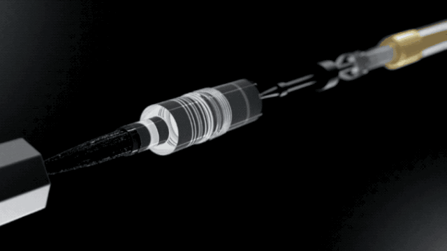 ▲一支笔芯墨水容量1ml，大约可以连续画线900米