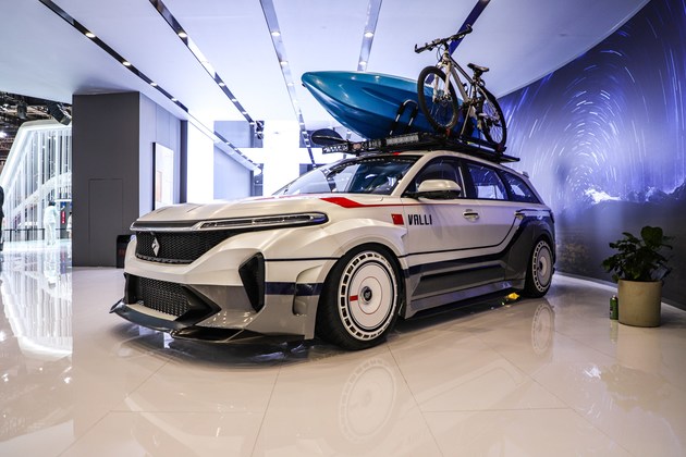 2021上海车展实拍:新宝骏valli改装车 旅行车玩儿出新花样-新浪汽车
