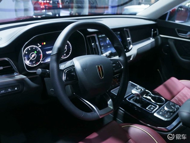 2021上海车展红旗hs7红色力量版亮相