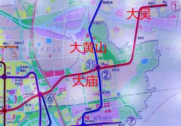 徐州地铁s1号线站点图片