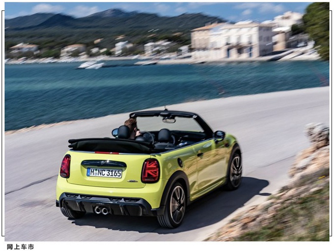minijcw敞篷版官图发布中置双出排气搭黑色外观配件