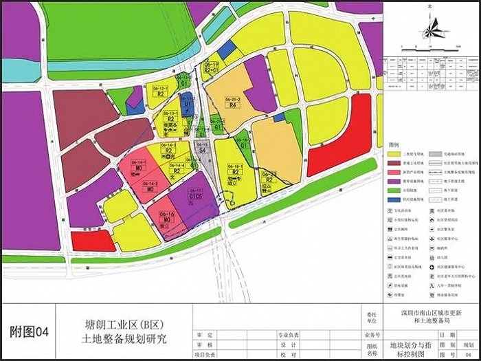 地块划分与指标控制图