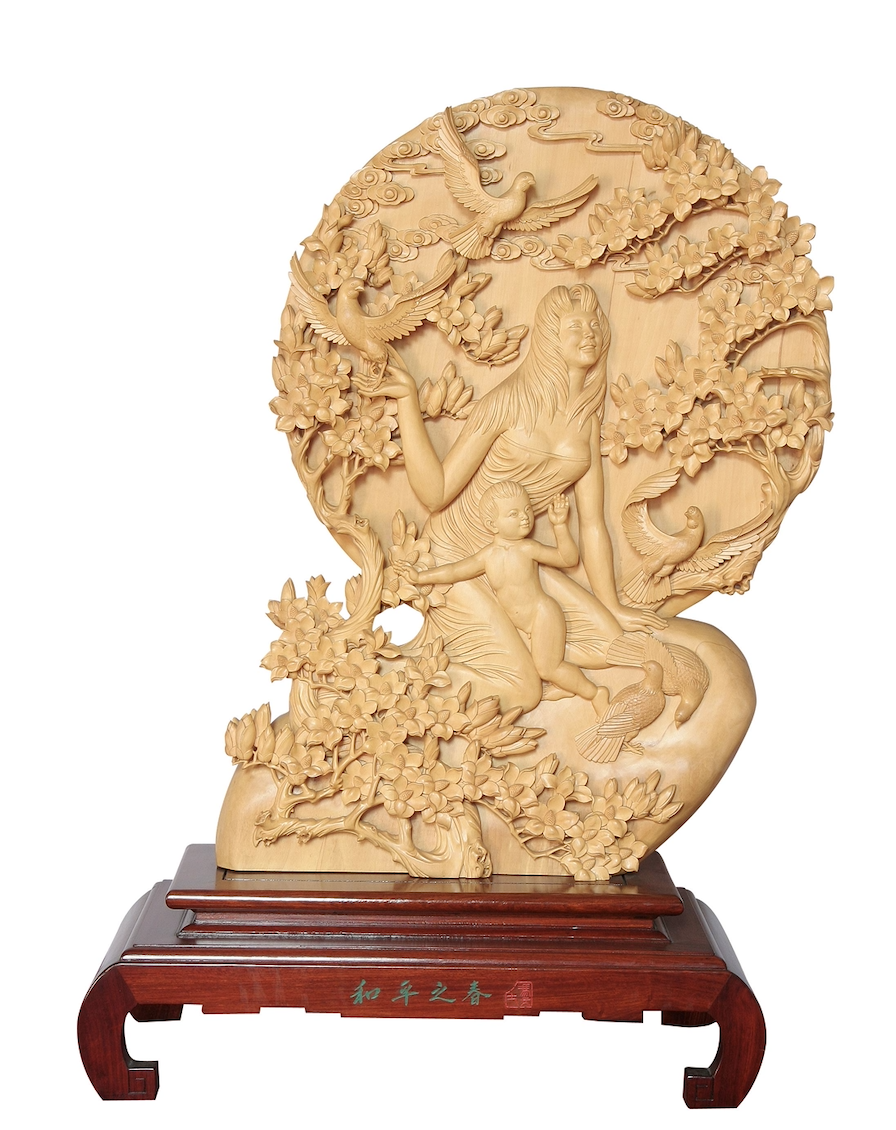 七旬东阳木雕匠人一把刻刀描绘艺术人生和新风景