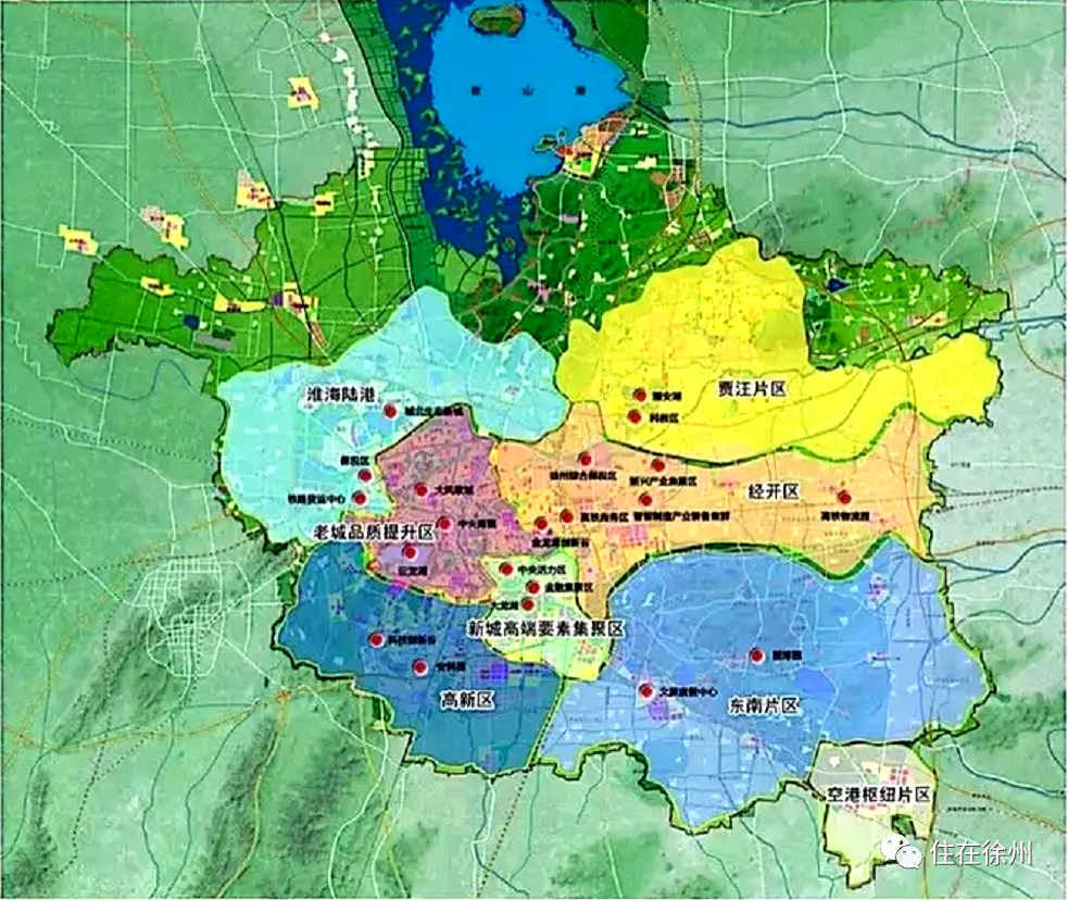 徐州区域划分图高新区图片