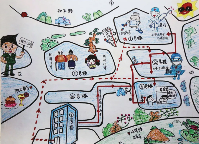 一张手绘地图背后的暖心故事