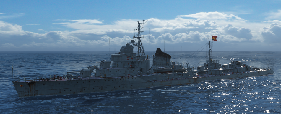 23海军节来临,人民海军成立72周年之际,《战舰世界》更新了泛亚线