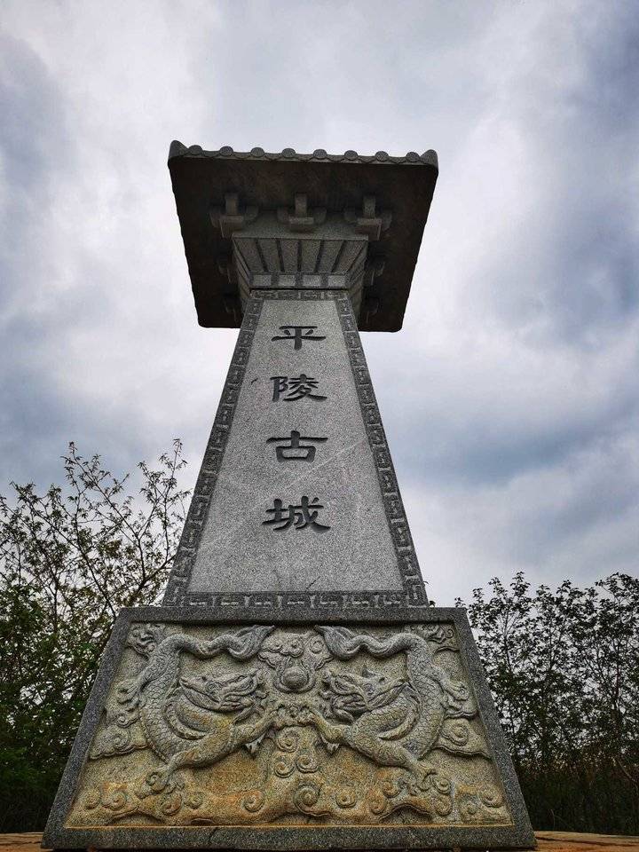 平陵古城赏千亩油菜花海,近观千年老城墙遗址