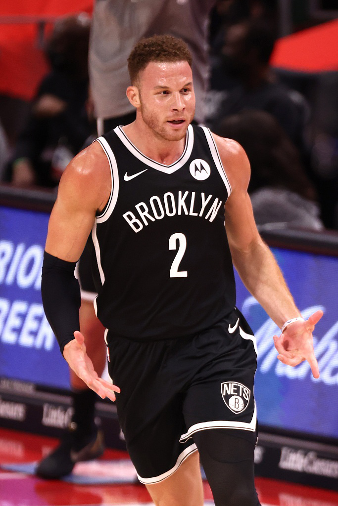 格里芬本赛季21次造进攻犯规联盟第1篮网生涯10次全队最高