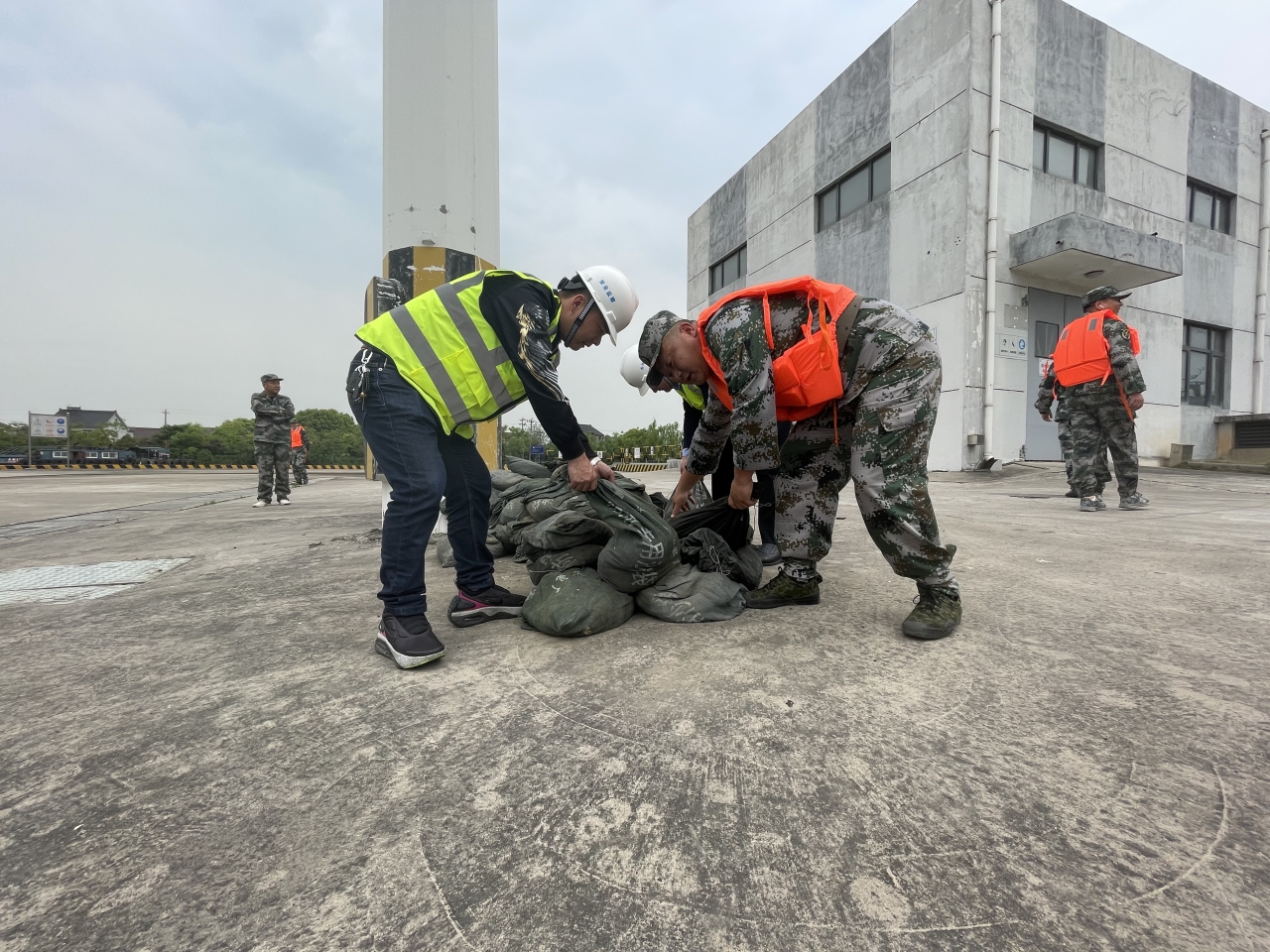 未雨绸缪 长兴吕山乡开展防汛防台演练|防汛_新浪新闻