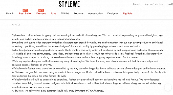 图片来源：STYLEWE