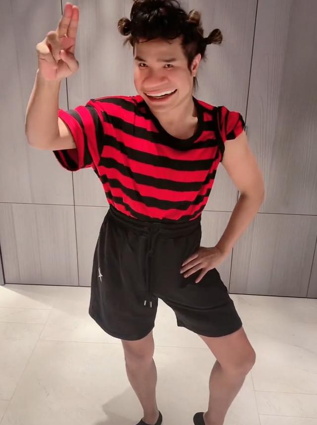 罗志祥近照脸胖脖子粗留长马尾显油腻经纪人爆其有全面复出计划