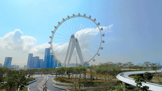 我的宝安蓝朋友 | 登摩天轮看宝安蓝,了解城市风采背后的工地扬尘治理