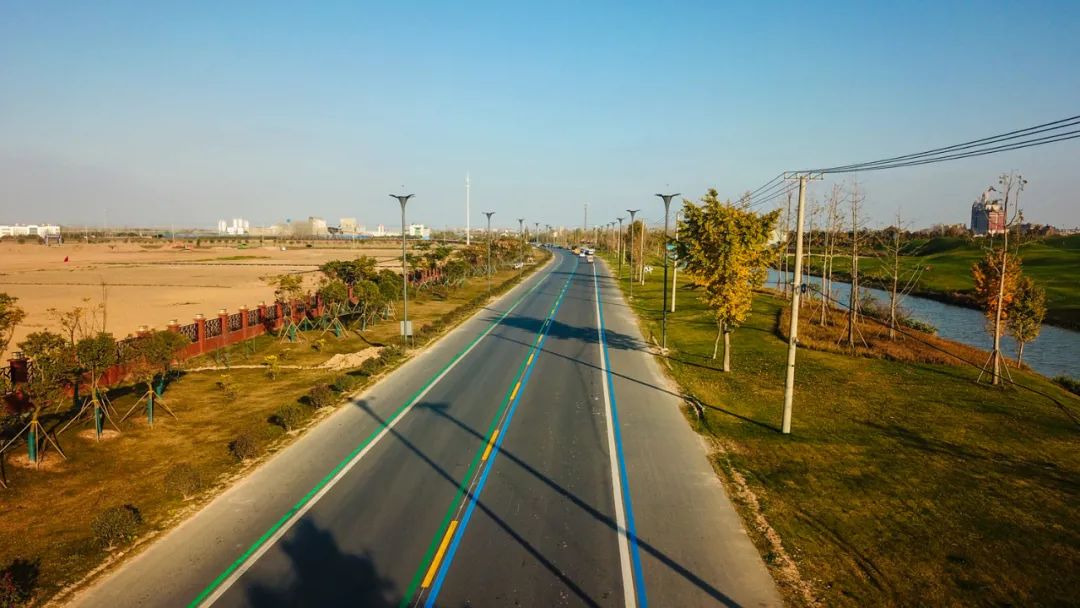 盐城这条"廊道",真美……|公路|好风景|盐城_新浪新闻