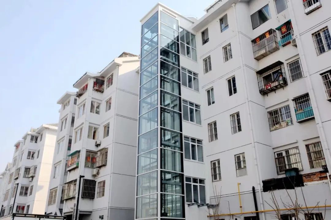 城事平层入户天津这个老小区加装电梯投用