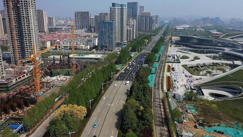 日照青岛路这一路段终于通车了!