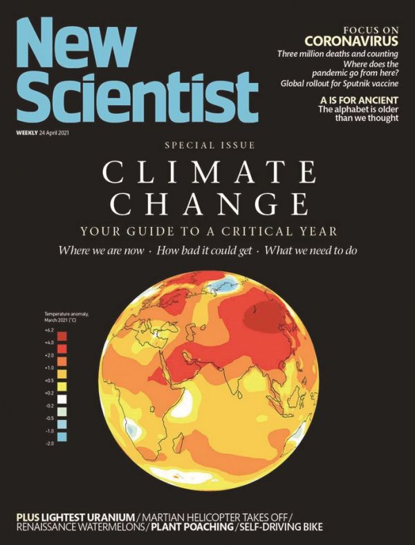 英国《新科学家》周刊4月24日一期封面