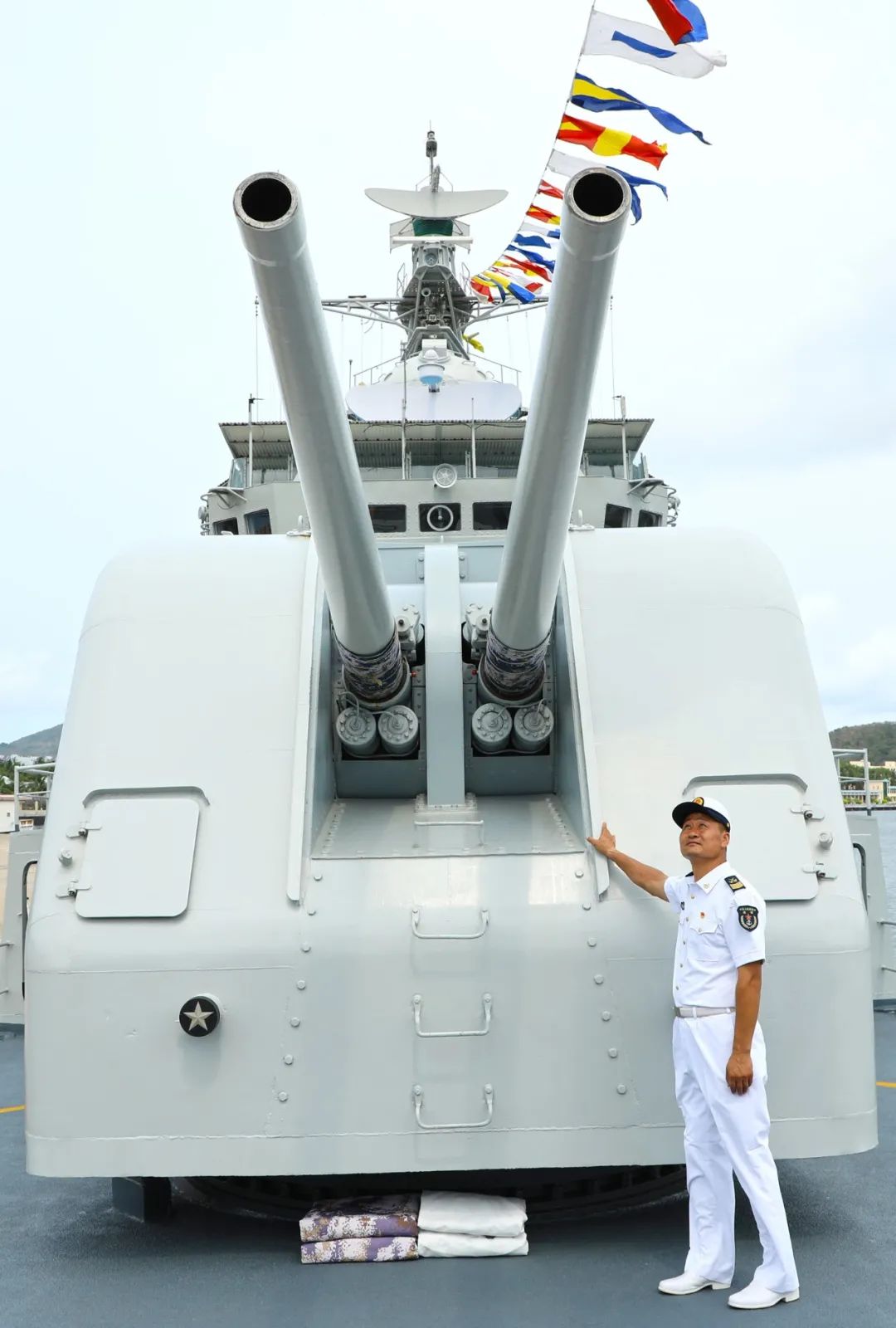 服役34年海军昭通舰退役系中国自主设计建造的导弹护卫舰