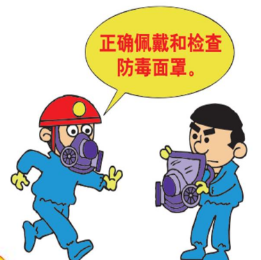 职业病防治法宣传周正确使用个体防护用品
