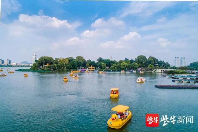 五一假期到南京玄武湖赏精品月季看恐龙展