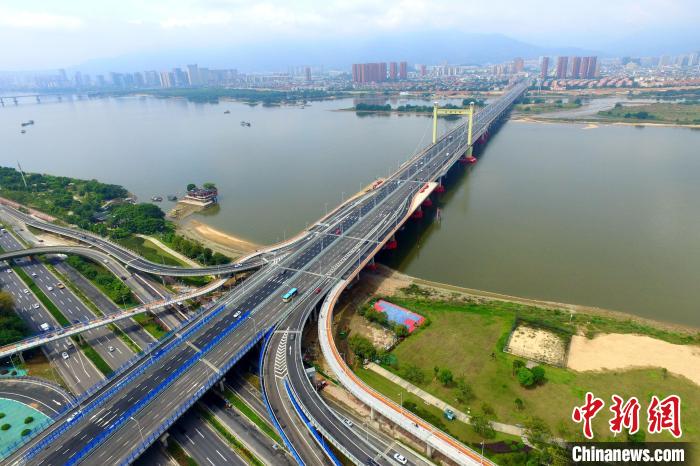 福建福州洪山桥,洪塘大桥全线通车