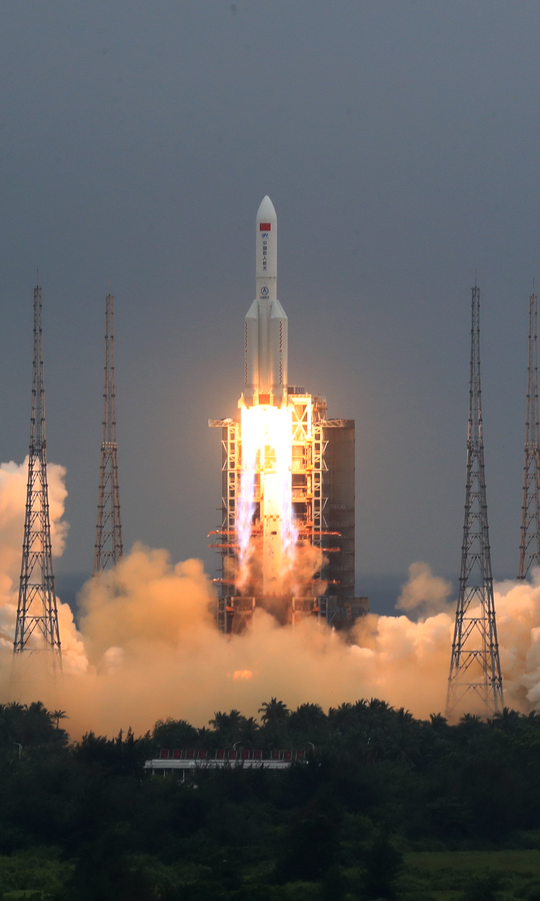 中国空间站天和核心舱发射任务成功