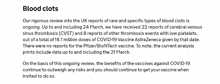 阿斯利康疫苗麻烦不断 英国本土报告新增25例罕见血栓病例