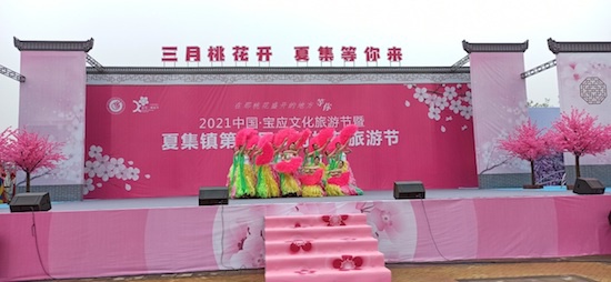 2021中国·宝应文化旅游节暨夏集镇第四届乡村桃花旅游节开幕